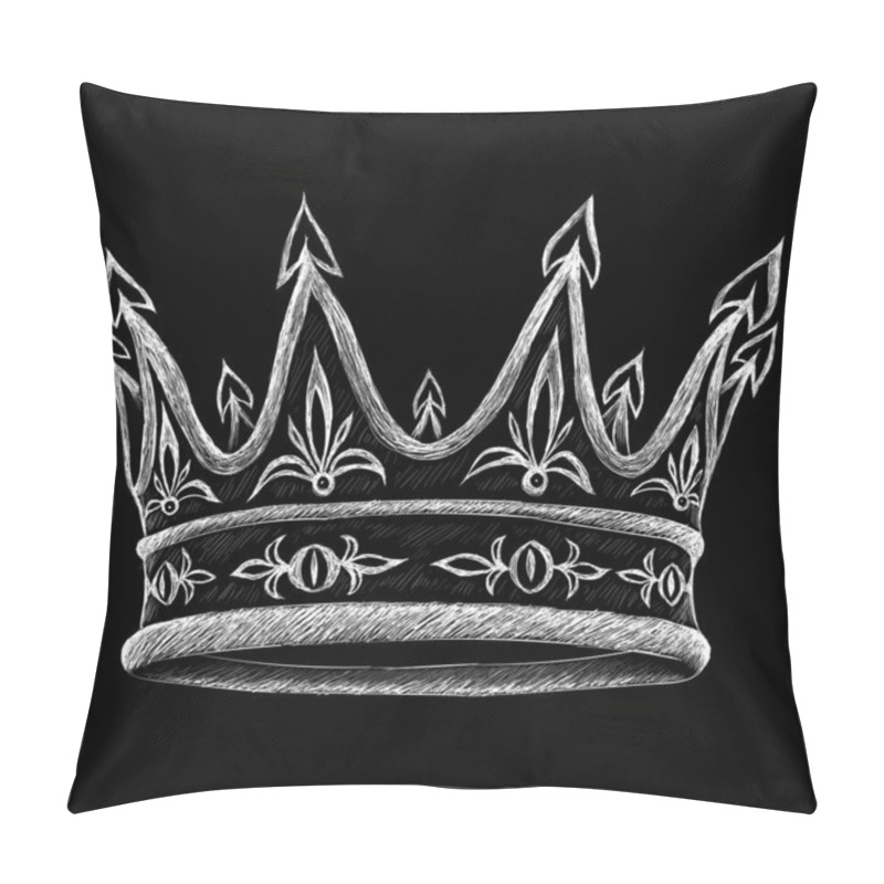 Personality  The Throne Of  Kings And Crown And Cold Weapons Of The Middle Ages And Swords Or T-shirt Design Or Outwear. Hunting Swords Of King Background. Pillow Covers