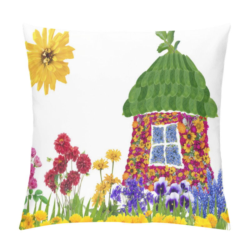 Personality  Floral Eco House Concept Pillow Covers