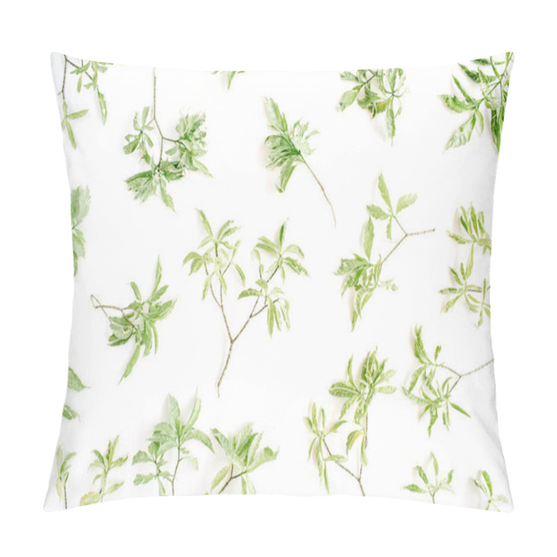 Personality  Green Branches Pattern Pillow Covers