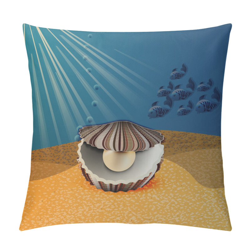 Personality  Shell With Pearls Pillow Covers