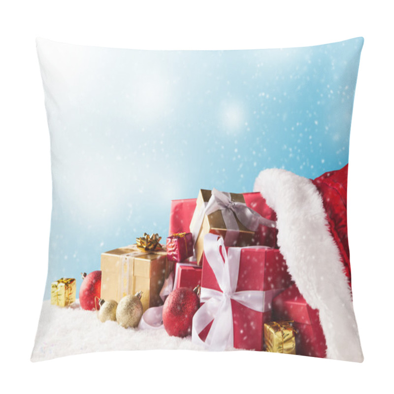 Personality  Christmas Bag With Gifts Pillow Covers