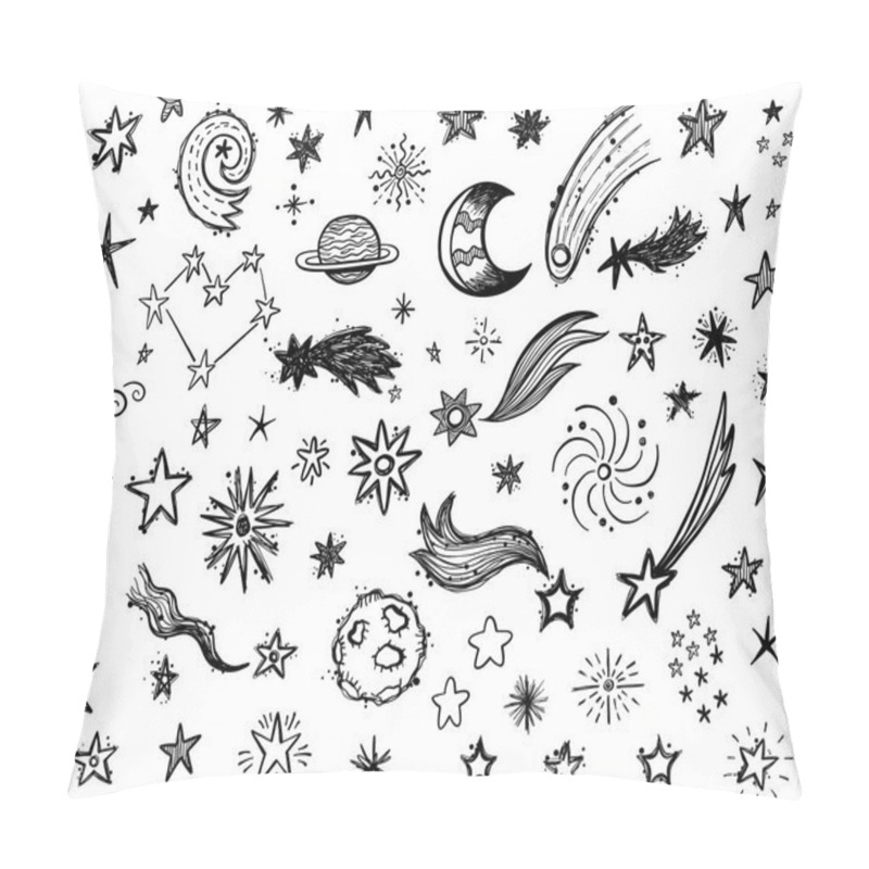 Personality  Seamless Pattern With Stars Pillow Covers