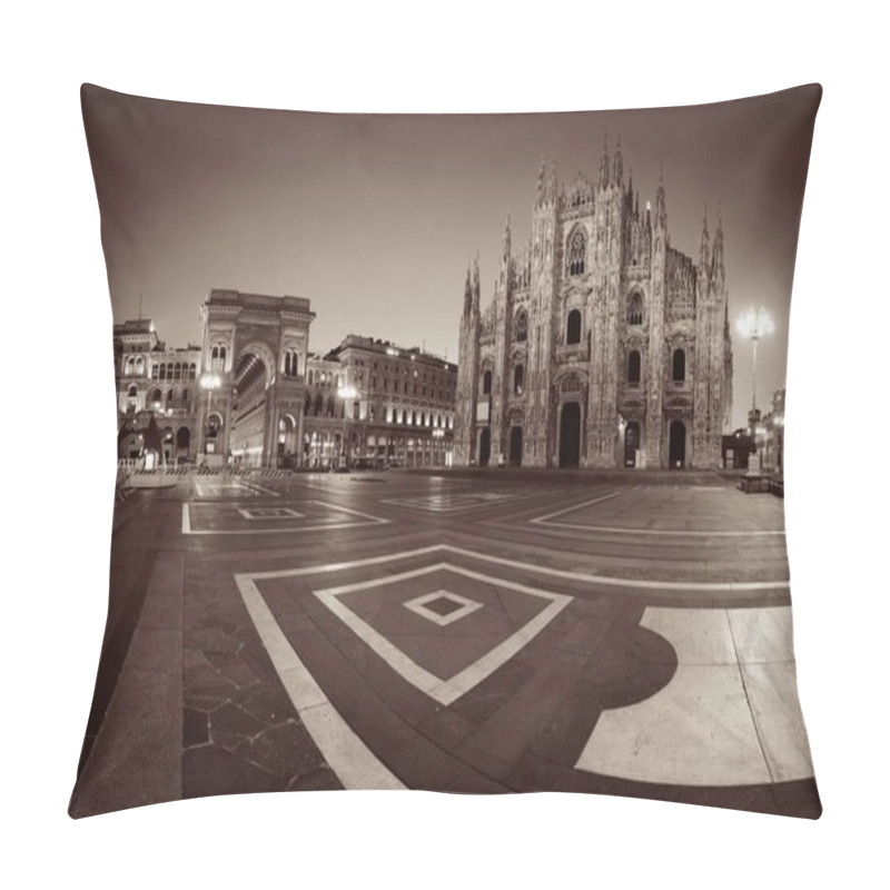 Personality  Galleria Vittorio Emanuele II At Cathedral Square Or Piazza Del Duomo In Italian Is The Center Of Milan City In Italy.  Pillow Covers