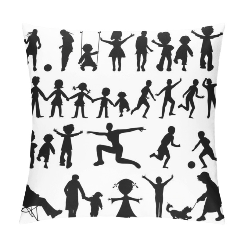 Personality  Black Silhouettes Pillow Covers