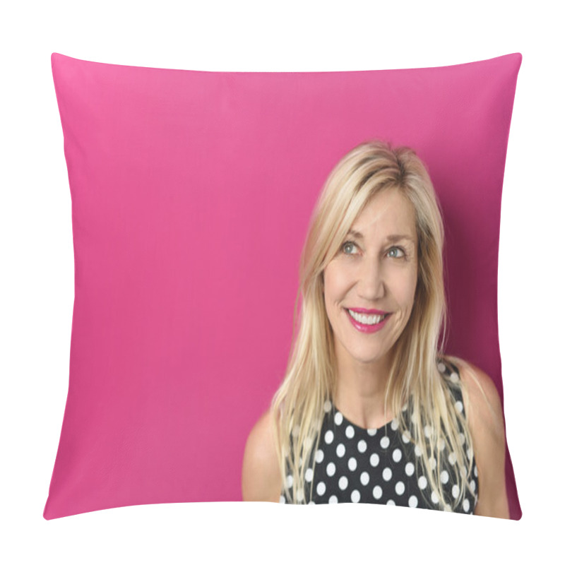 Personality  Thoughtful Blond Lady Pillow Covers