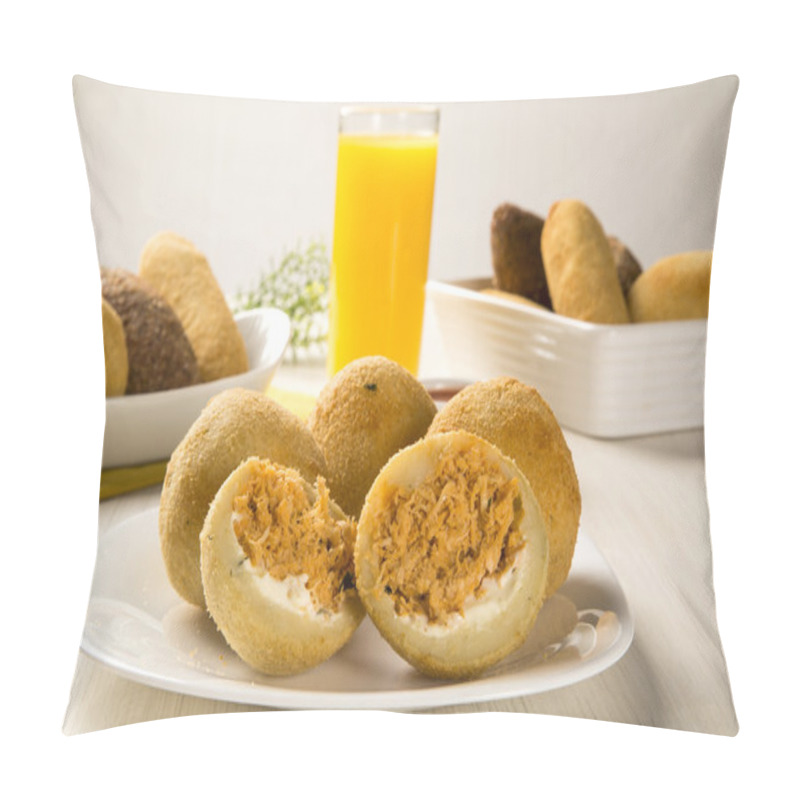 Personality  Brazilian Deep Fried Chicken Snack, Popular At Local Parties.  Pillow Covers