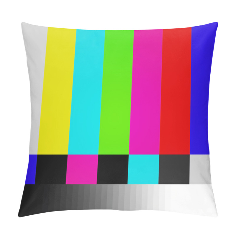 Personality  Tv Test Screen Pillow Covers