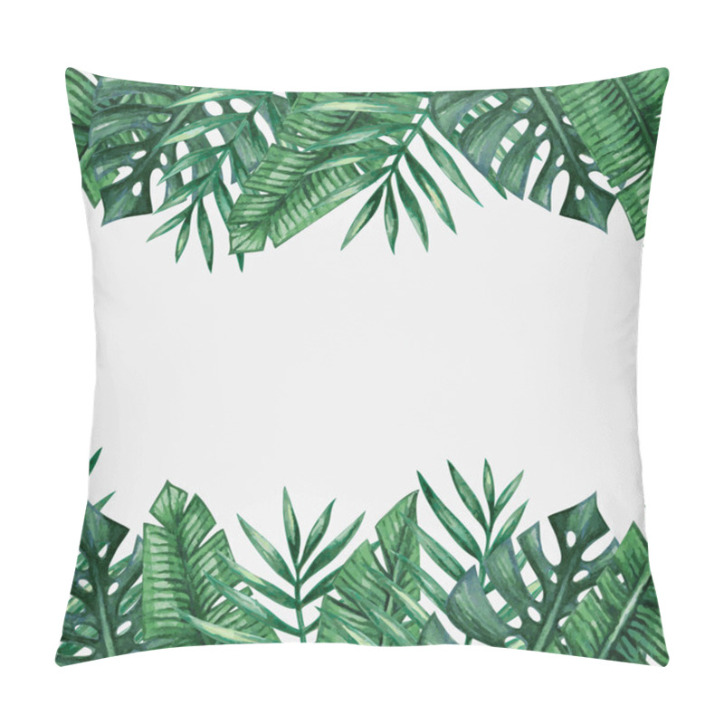 Personality  Tropical Palm Leaves Pillow Covers