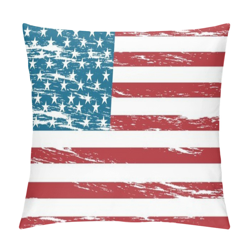 Personality  United States Flag Pillow Covers