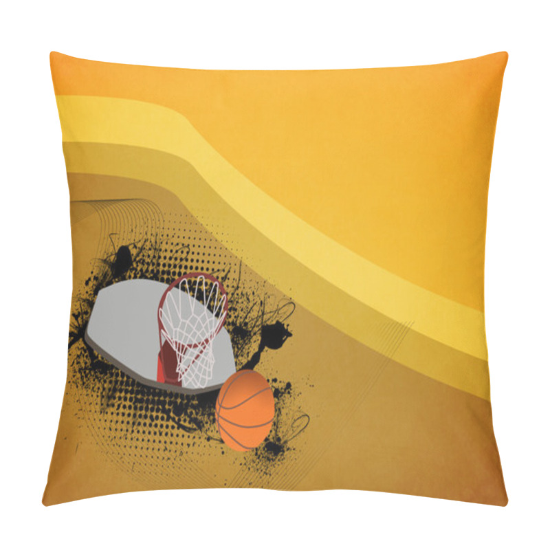 Personality  Basketball Sport Background Pillow Covers