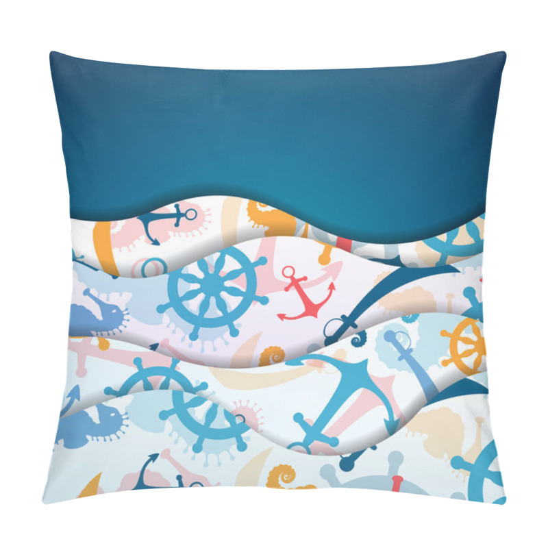 Personality  Nautical Elements Pillow Covers