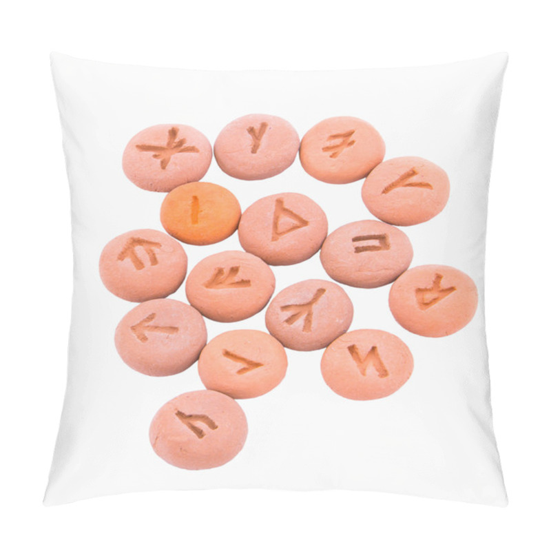 Personality  Runes On The Rocks Pillow Covers