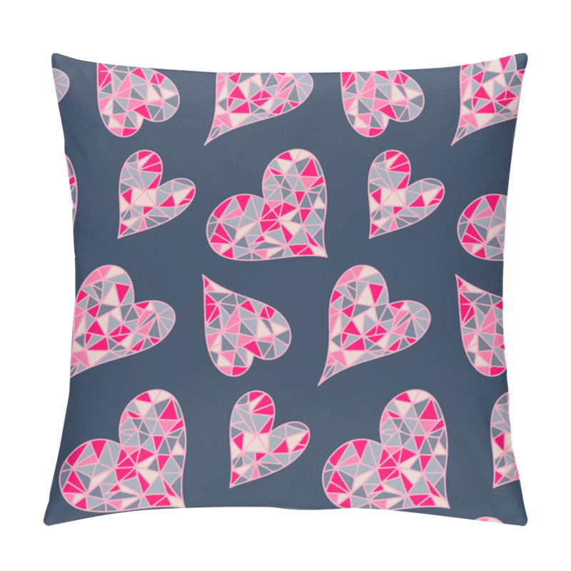 Personality  Seamless Pattern With Hearts Pillow Covers