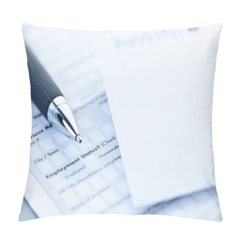 Personality  Financial Application Form Pillow Covers