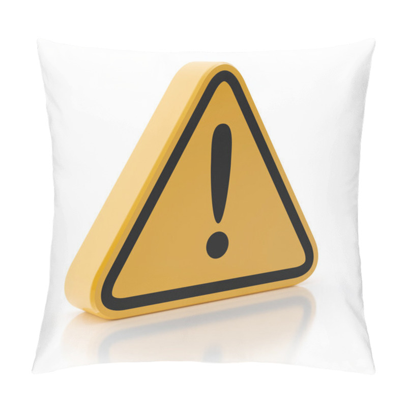 Personality  Exclamation Mark Symbol Attention Sign Warning Hazard Pillow Covers