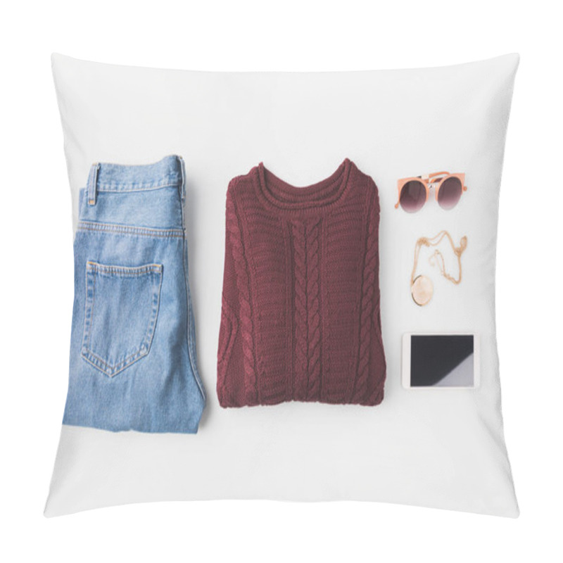 Personality  Trendy Clothes, Accessories And Smartphone Pillow Covers