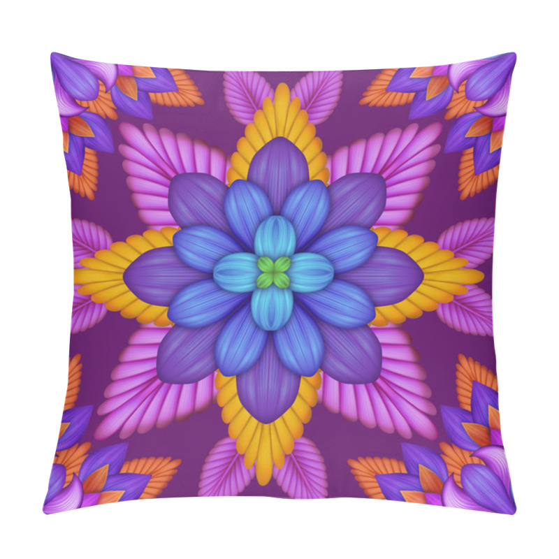 Personality  Abstract Floral Kaleidoscope Pillow Covers