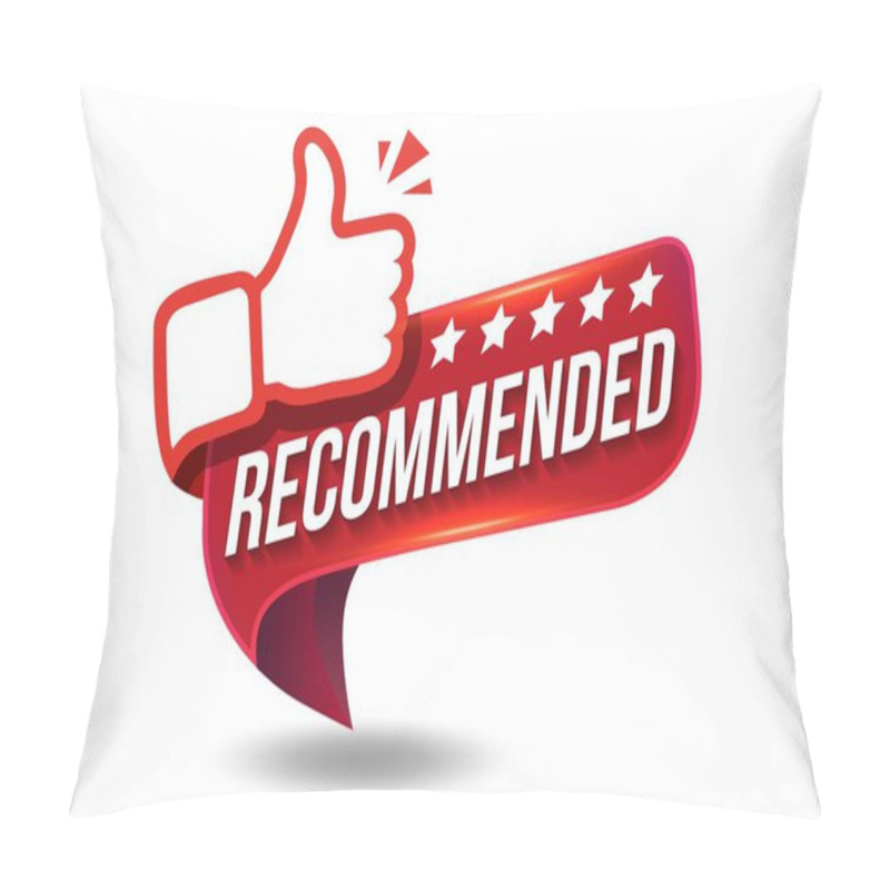 Personality  Modern Banner Design Recommended With Thumb Up Pillow Covers