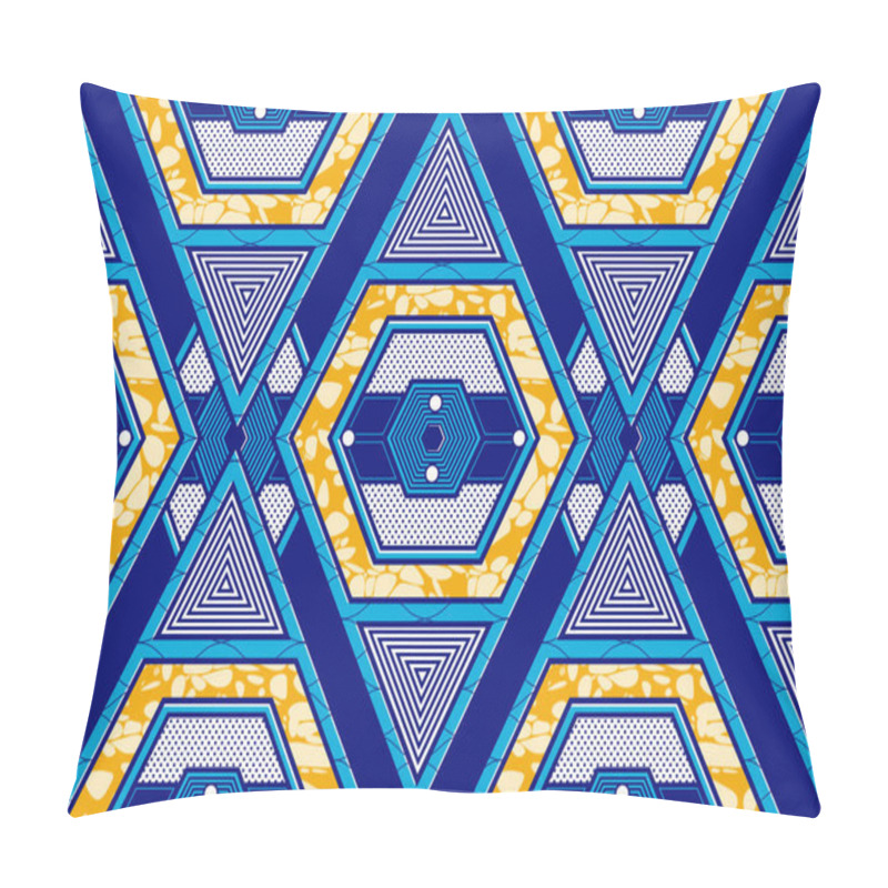 Personality  African Seamless Pattern, Picture Art And Abstract Background. Pillow Covers