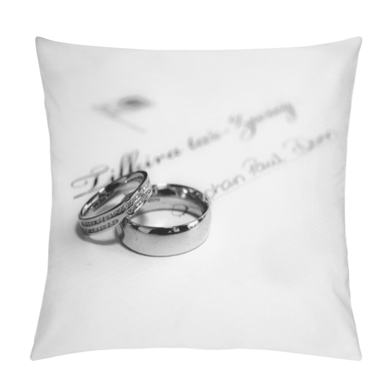 Personality  Wedding Band Pillow Covers