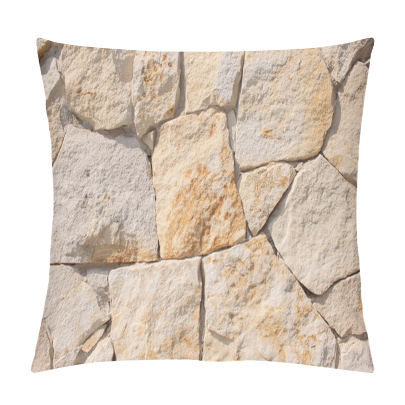 Personality  Fieldstone Wall Closeup Pillow Covers