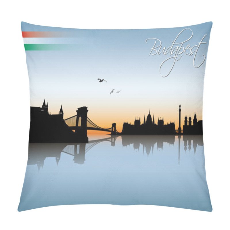 Personality  Budapest Skyline Pillow Covers