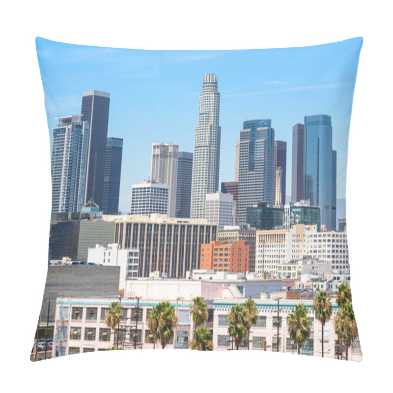 Personality  Downtown Skyline Los Angeles, California Pillow Covers