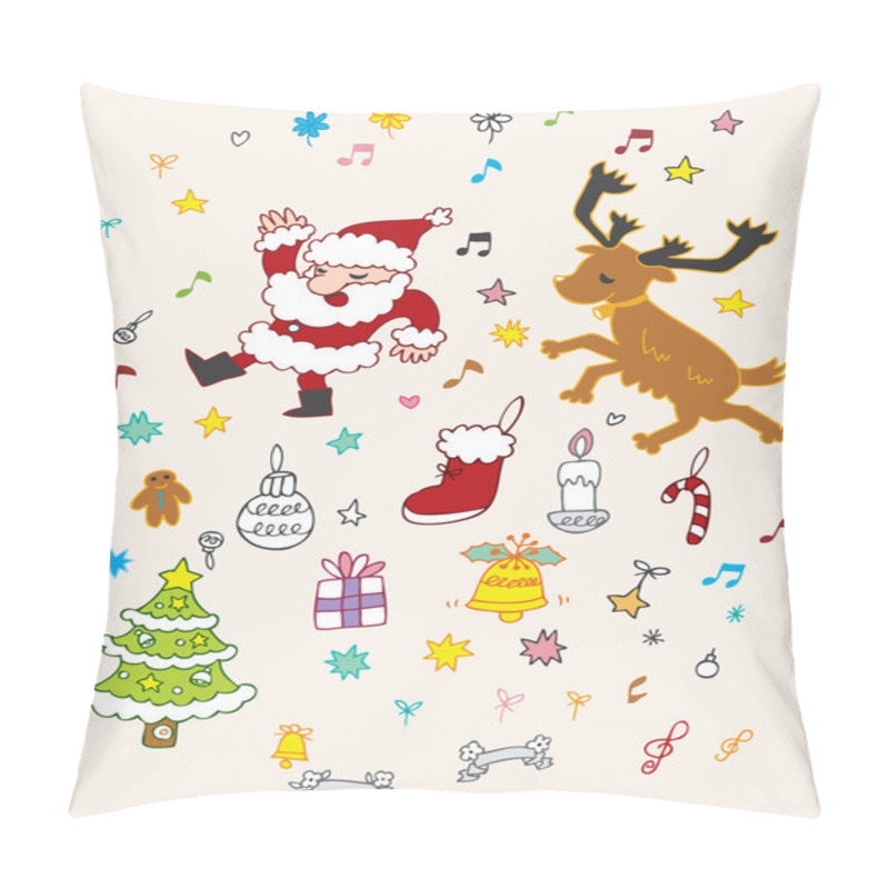 Personality  Christmas Icon Pillow Covers