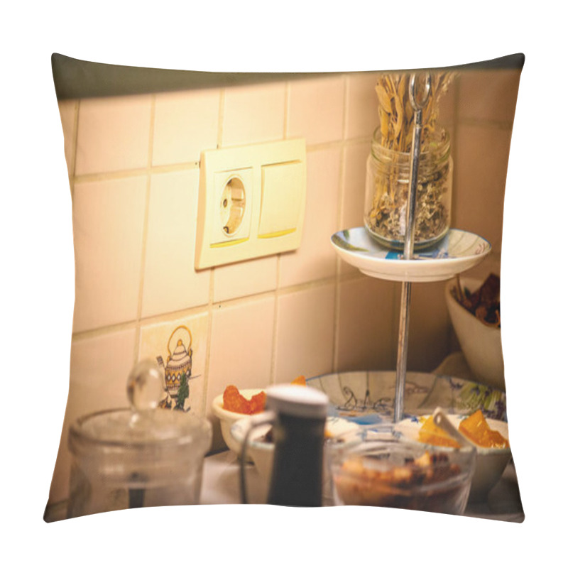 Personality  Explore A Plethora Of Culinary Delights, Ingredients, And Kitchen Essentials, Ready For Meal Preparation And Cooking Adventures. Pillow Covers