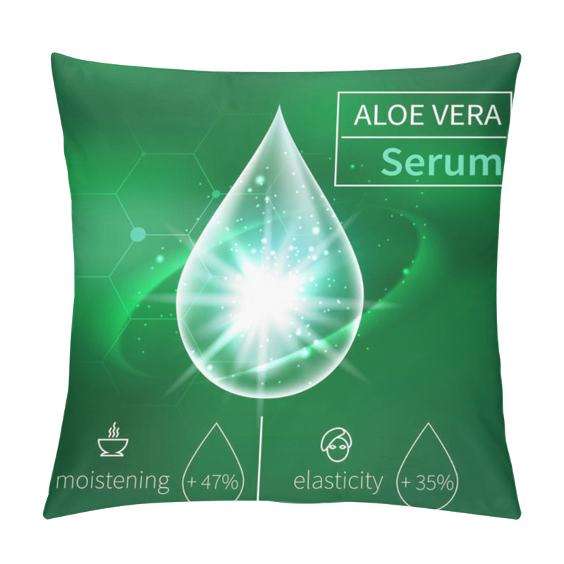 Personality  Collagen Serum Hyaluronic Acid Drop Pillow Covers