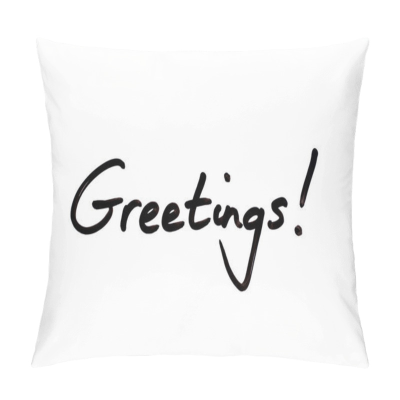 Personality  Greetings! Pillow Covers