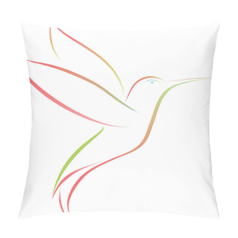 Personality  Hummingbird Pillow Covers