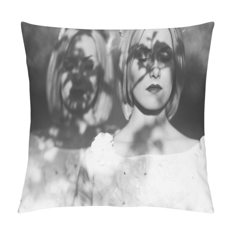 Personality  Two Twin Sisters In A Cherry Blossom Pillow Covers