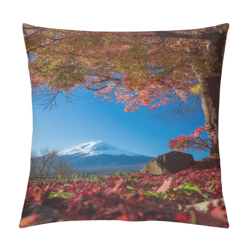 Personality  Mountain Fuji And Autumn Foliage Pillow Covers