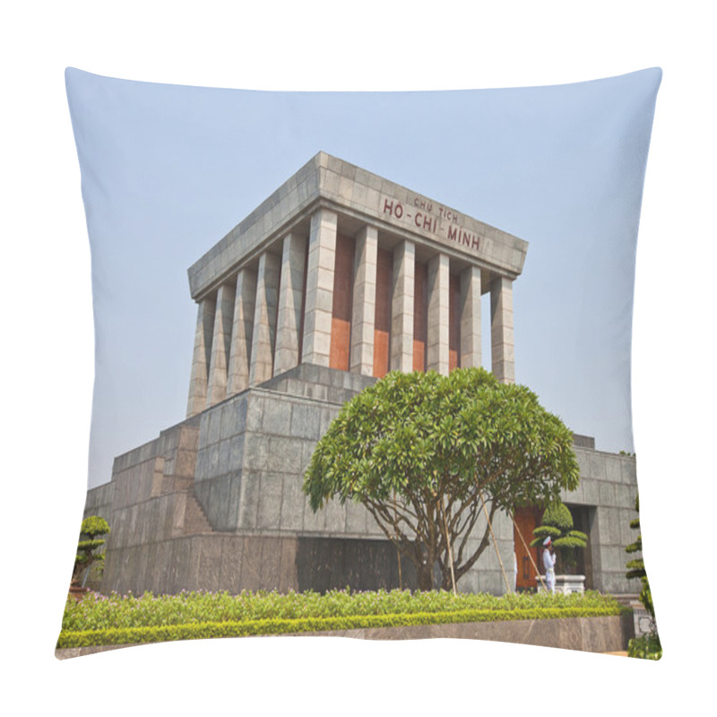 Personality  Ho Chi Minh Mausoleum In Hanoi, Vietnam Pillow Covers