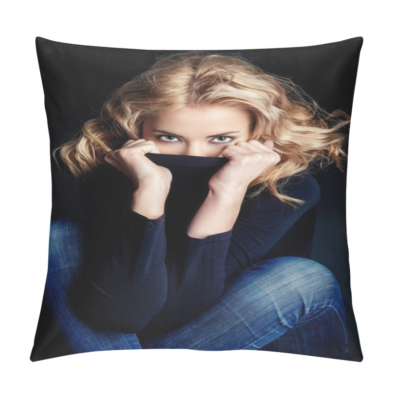 Personality  Depression. Emotions. Beauty, Fashion. Pillow Covers