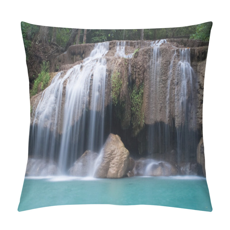 Personality  Waterfalls Cascading Off Small Cliffs Pillow Covers