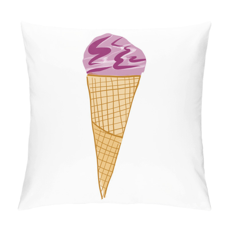 Personality  Ice Cream Cone Pillow Covers