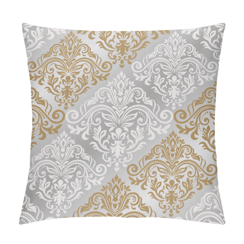 Personality  Seamless Pattern With Damask Ornament. Seamless Oriental Pattern Pillow Covers