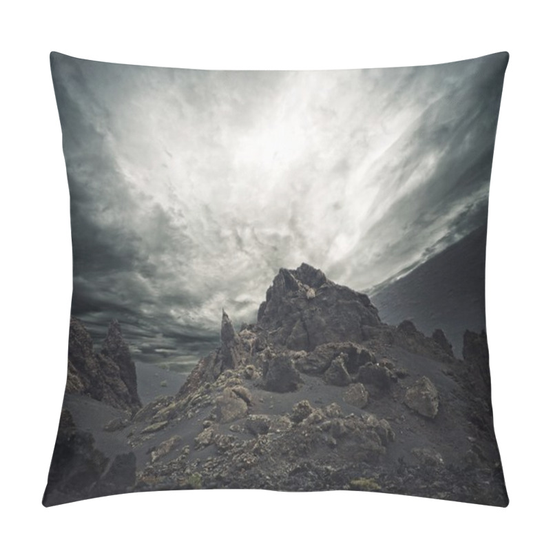 Personality  Dramatic Sky Over Rocks Pillow Covers