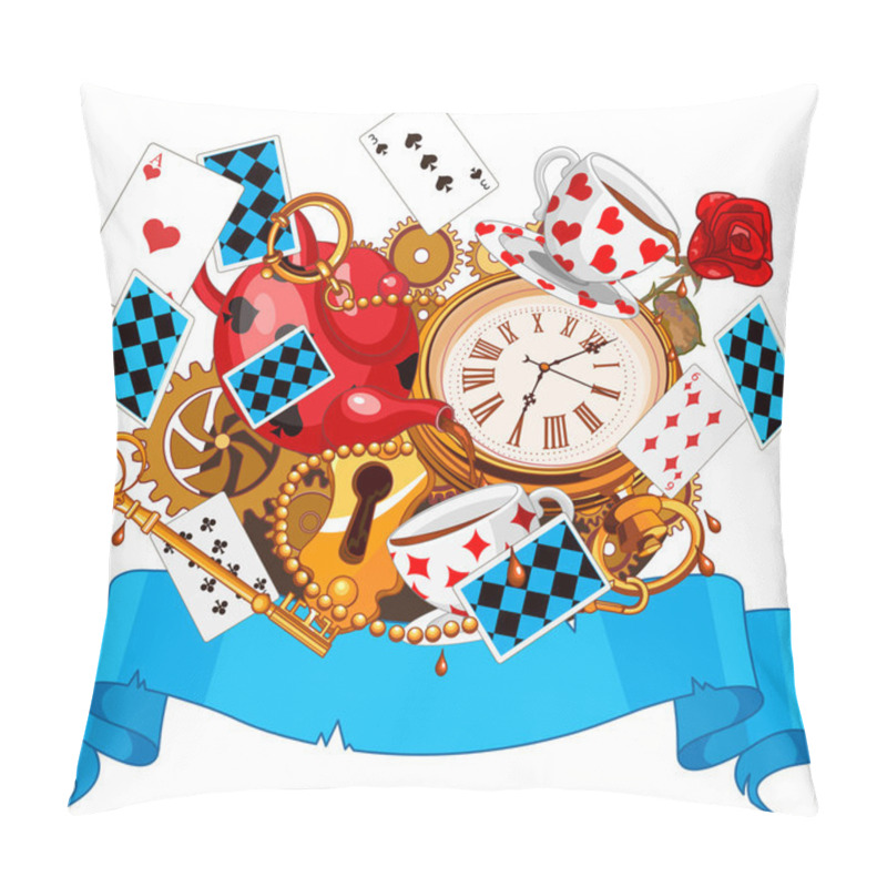 Personality  Alice In Wonderland Design Pillow Covers