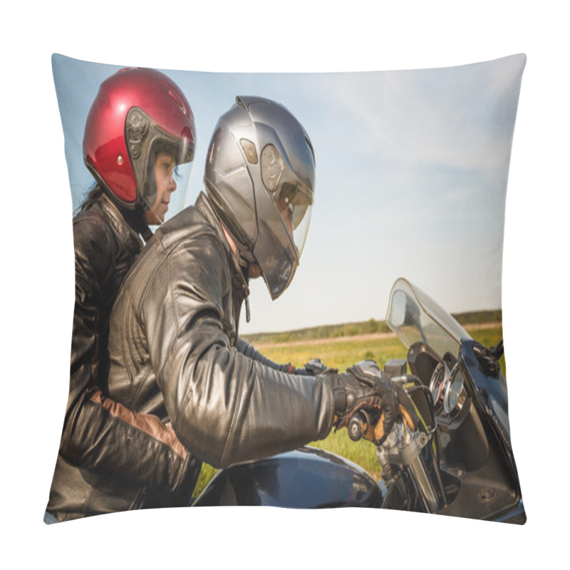 Personality  Bikers On The Road Pillow Covers