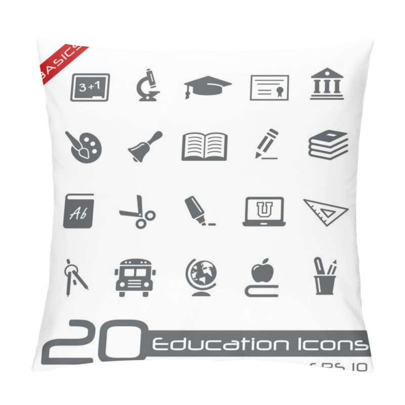 Personality  Education Icons // Basics Pillow Covers