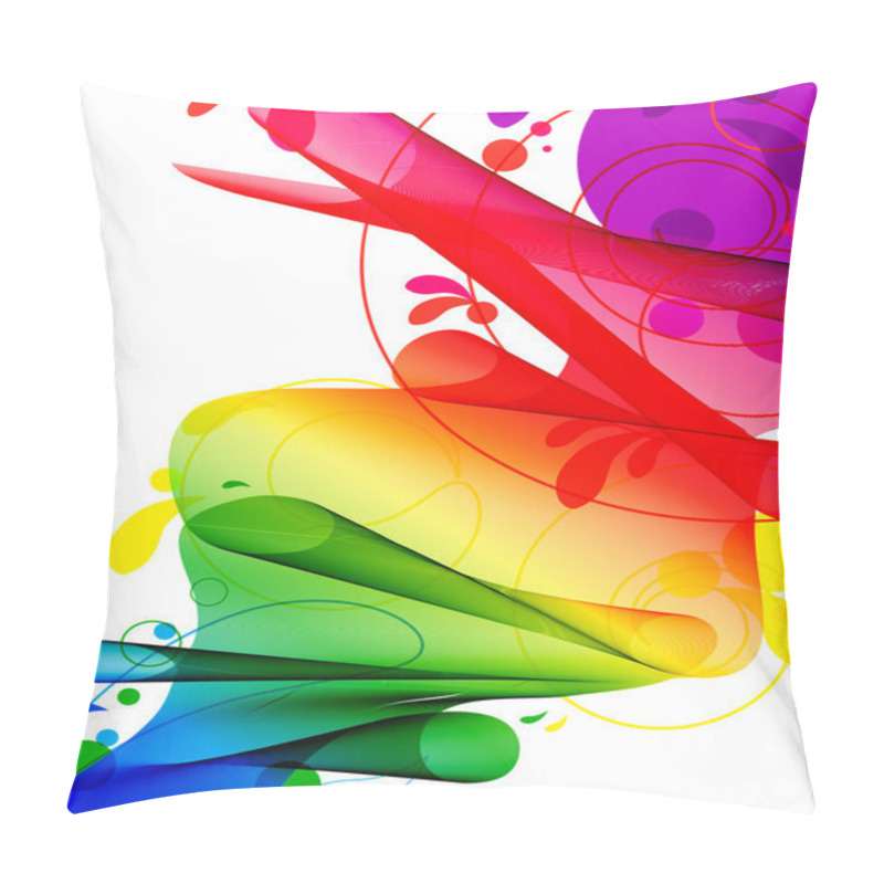 Personality  Spectrum Ribbon River Pillow Covers