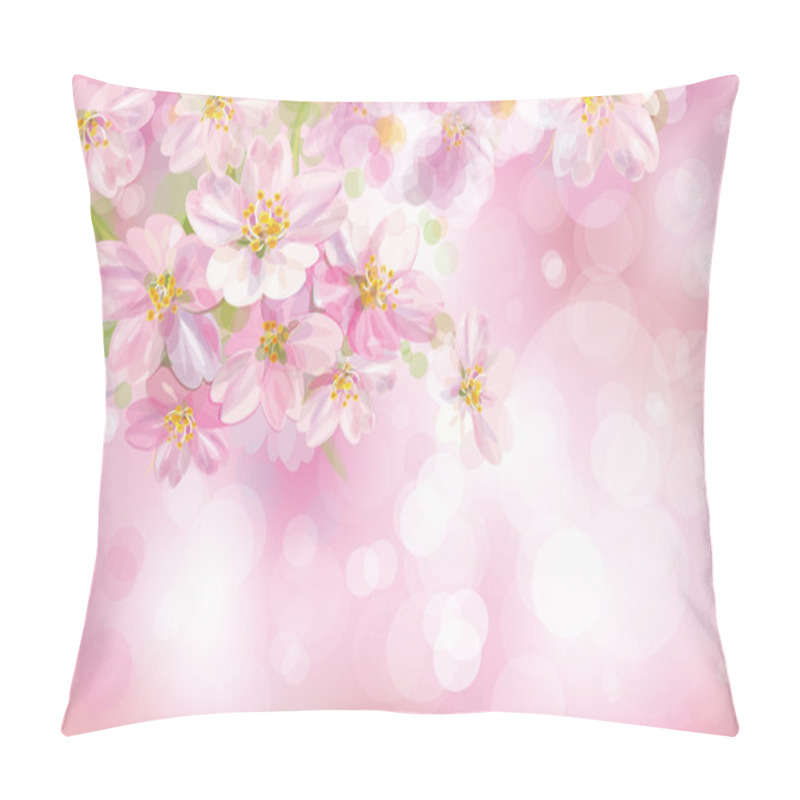 Personality  Spring Blossoming Tree Pillow Covers