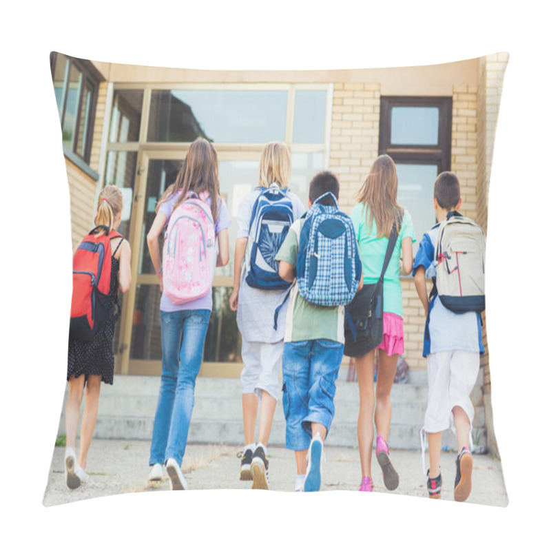 Personality  Kids Going To School Pillow Covers