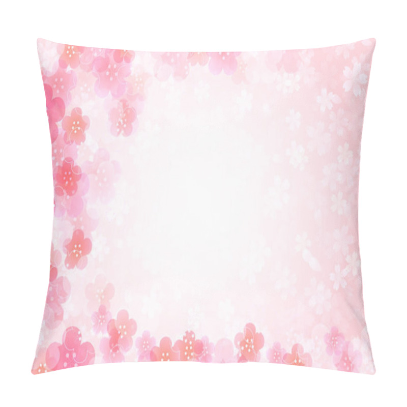 Personality  Cherry Blossoms Plum Spring Background  Pillow Covers