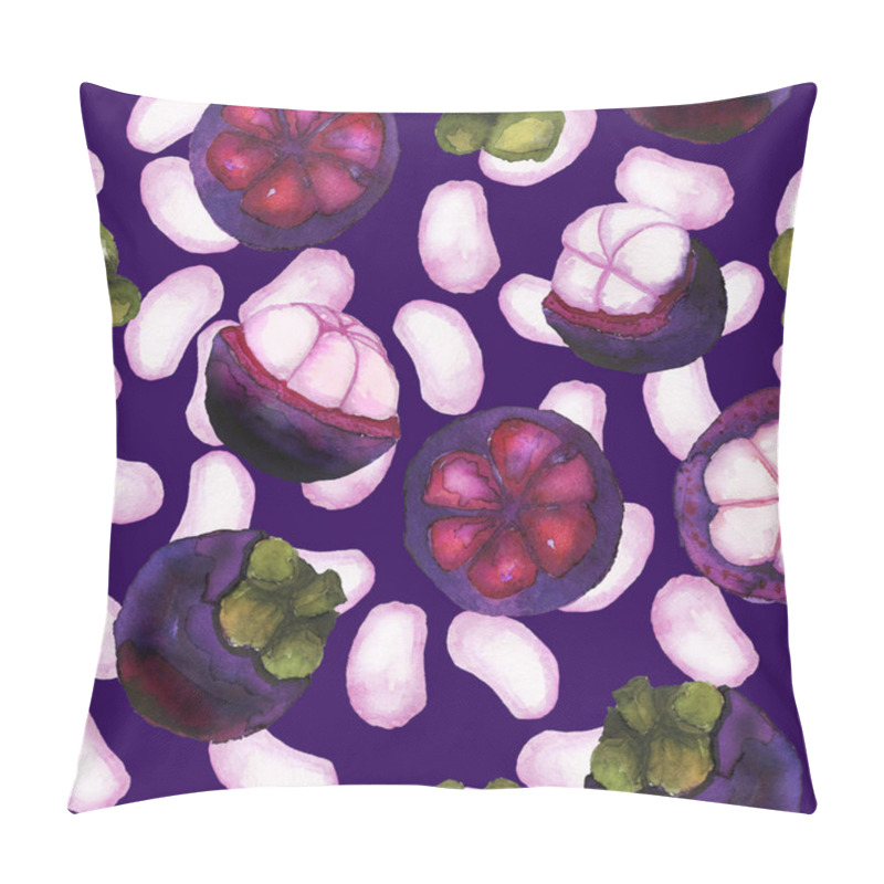 Personality  Mangosteen Pattern On Dark  Pillow Covers