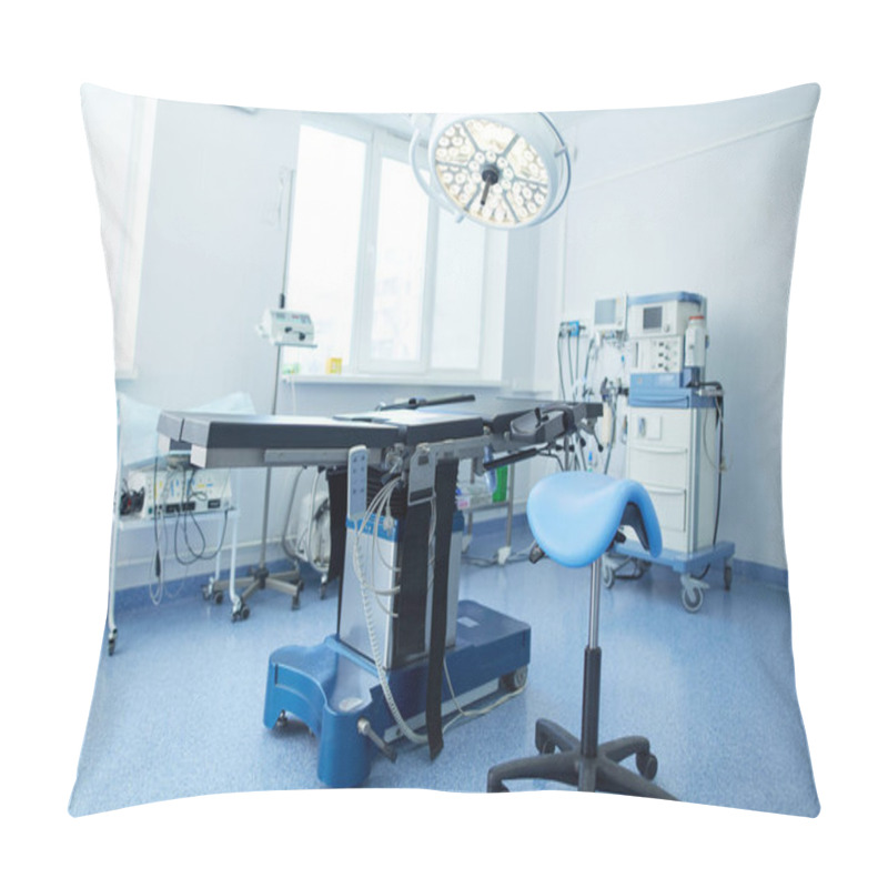 Personality  Interior Of Operating Room In Modern Clinic Pillow Covers