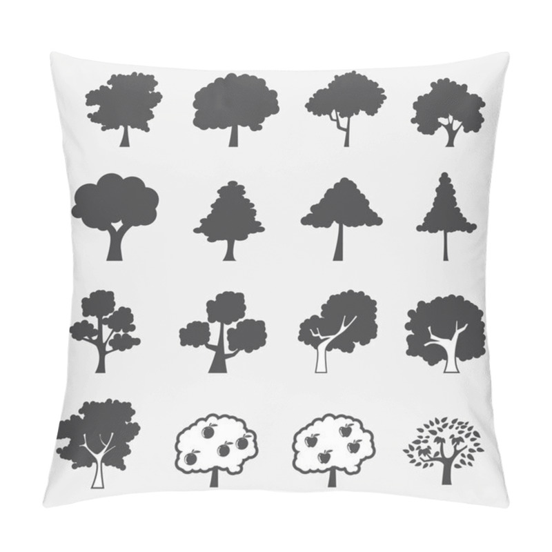 Personality  Tree Icon Pillow Covers